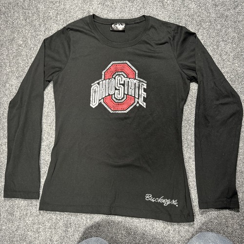 Ohio State NCAA Big -10 Women’s Long Sleeve shirt With Sequence Logo. XL