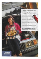 1996 Allstate Insurance "You're In Good Hands" Vintage Magazine Advertisement