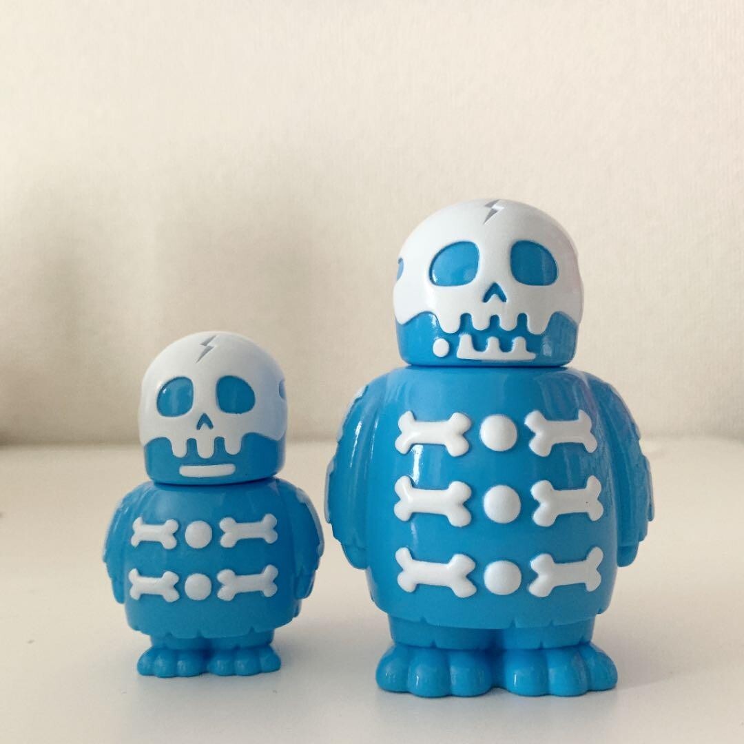 Skull Toys ガイツ クリア オレンジ スカルトイズ ソフビ sofvi