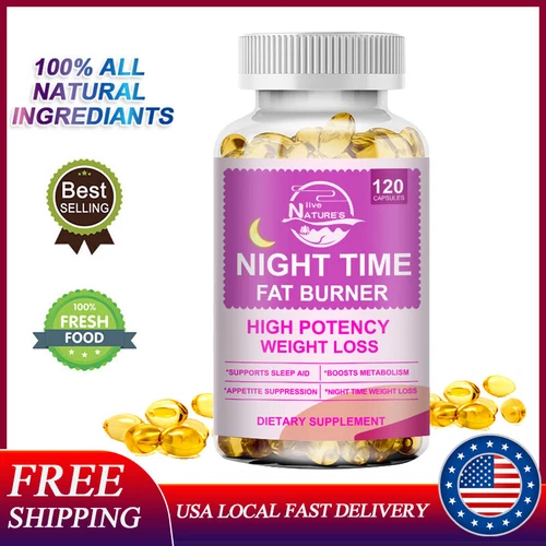 120 Capsules Pills to Lose Weight Fast Appetite Suppressant Slimming Burn Fat