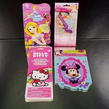 Hello Kitty Disney Minnie Princes Kids Art Stickers Supplies Book Crafts Lot