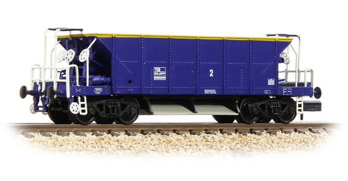 Graham Farish N 377-005 BR YGB Bogie Hopper Wagon Mainline Blue