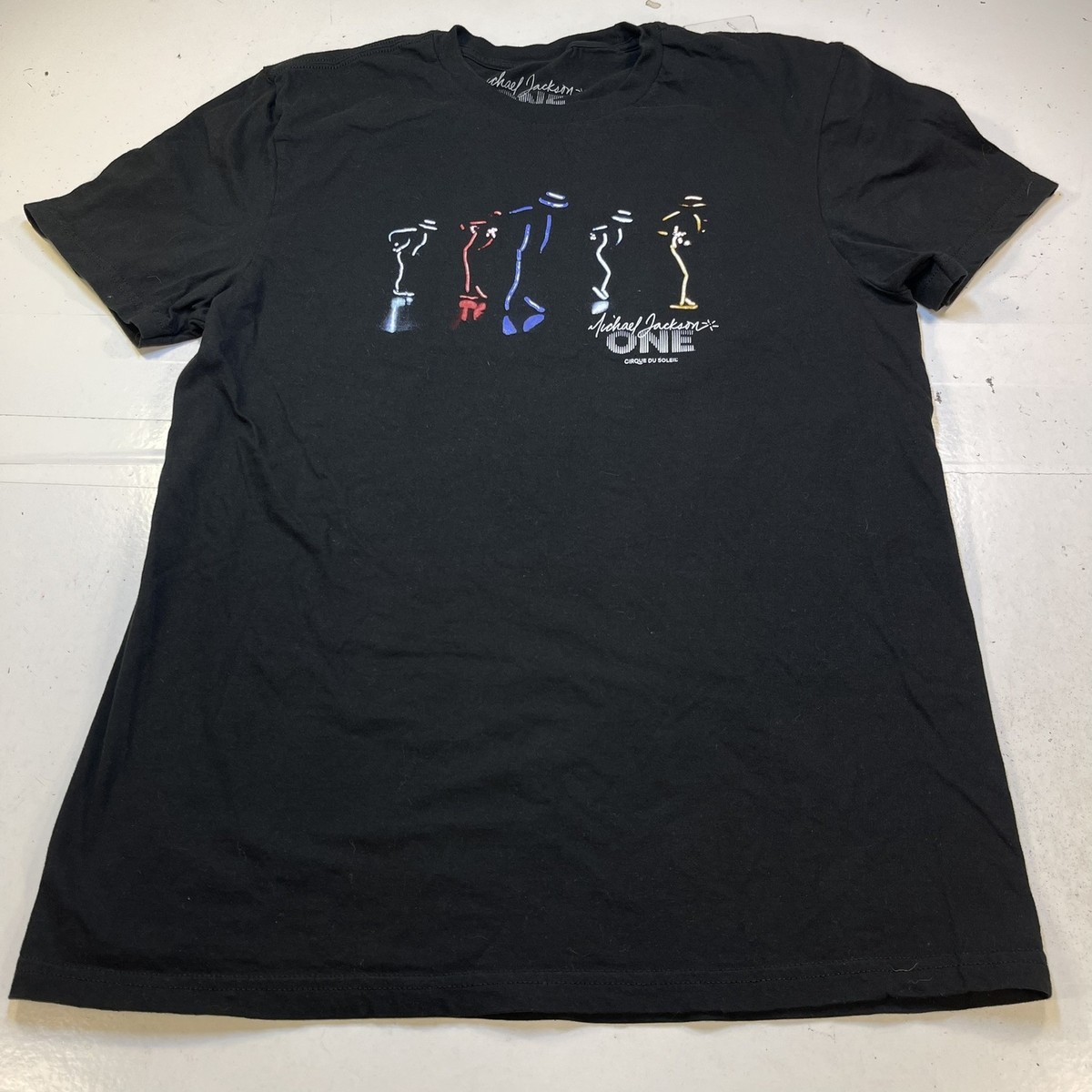 MICHAEL JACKSON ONE CIRQUE DU SOLEIL LAS VEGAS SHOW T SHIRT Sz