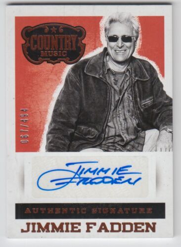 2015 Country Music Signatures #56 Jimmie Fadden /494 - Picture 1 of 2