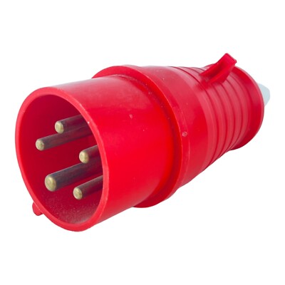 Lindner CEE Stecker / 3P/N/PE / 29215.06 / 16A-6h / 220/380V / 240/415V