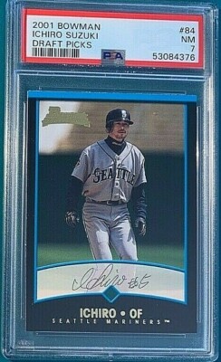 2001 BOWMAN DRAFT ICHIRO PSA 10 RC イチロー 2001 Bowman Draft Picks Baseball #84 Ichiro Suzuki DP Rookie