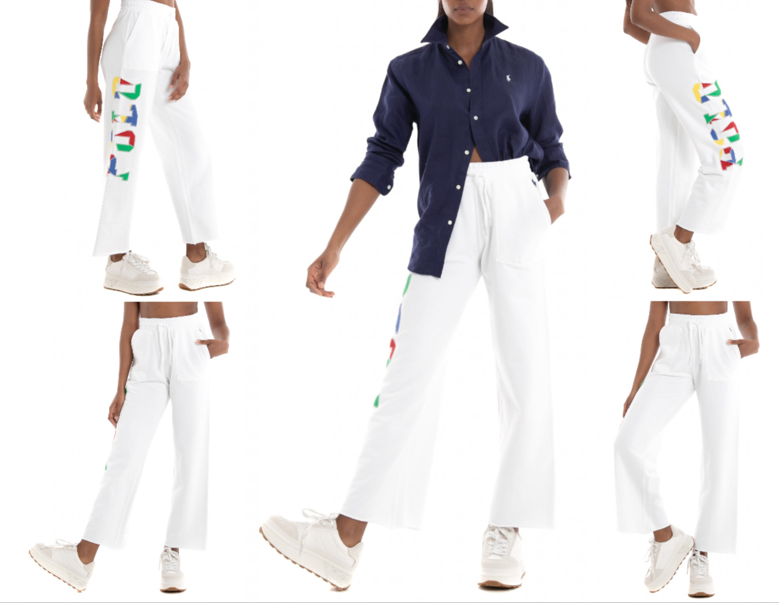 Polo Ralph Lauren Cotton Terry Track Pants Jogging Lounge