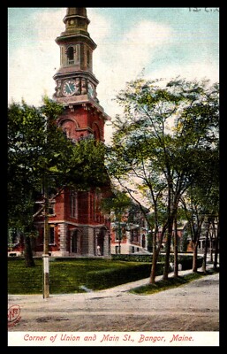 KAPPYS  VINTAGE CIRCA 1907 CENTER & MAIN ST BANGOR MAINE USED PC43