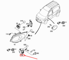 MERCEDES-BENZ CITAN W415 Nebelscheinwerfer vorne A4158200356