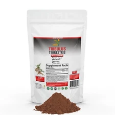 Tribulus Terrestris Test Booster, Energy Boost  96% Saponin Organic 100g Powder