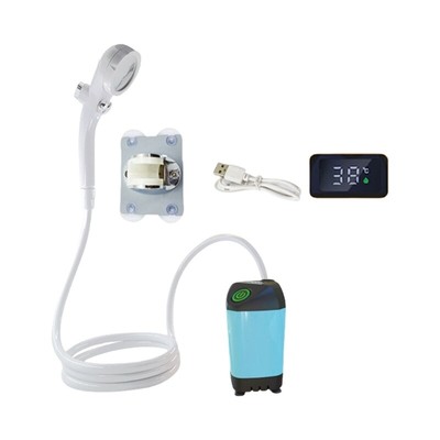 Outdoor Electric Shower Set Versatiles Travel Shower with Digital