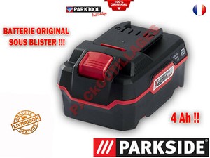 Batterie Lithium Ions 20 V Grande Capacite 4 Ah Parkside Serie Xteam Ebay
