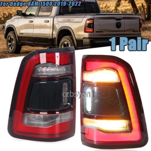 1 Pair Tail Light LED Rear Brake Lamp For Dodge RAM 1500 2019 2020 2021