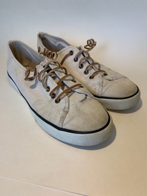 white slip on sperrys women's