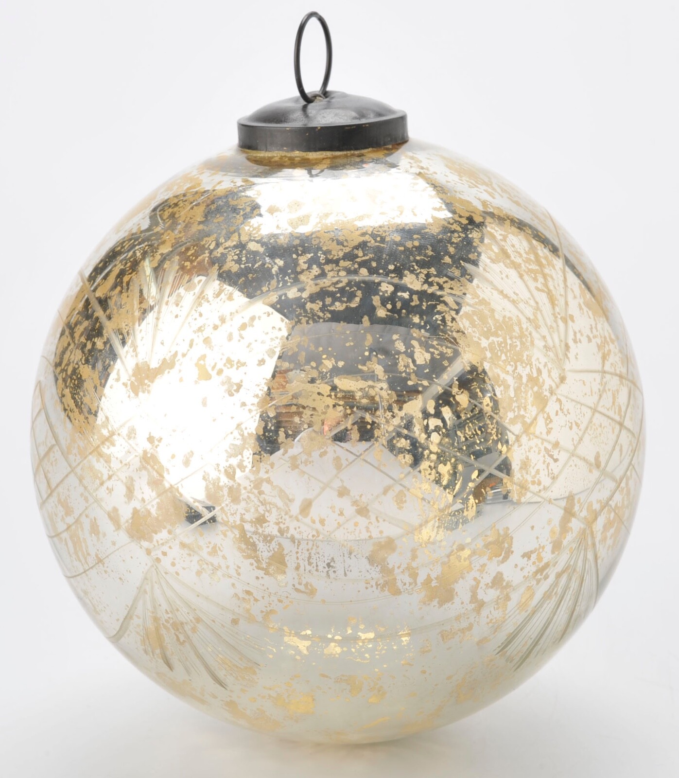 Pottery Barn Mercury Glass Ball Ornament Holiday Decor eBay