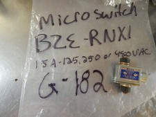 NEW Micro Switch BZE-RNX1 G-182 Micro Snap Switch FREE SHIPPING 