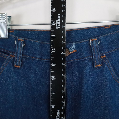 Vtg Wrangler Jeans Mens 32x32 945DEN Cowboy Cut Boot Regular Fit Denim Blue USA - Picture 4 of 6