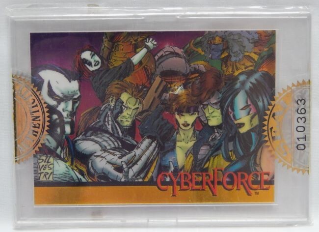 SEALED & NUMBERED 1993 WIZARD SERIES III CYBERFORCE FOIL CARD #4