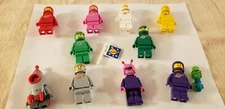 Lego classic Spaceman purple gray green pink yellow white red + bright green NEW