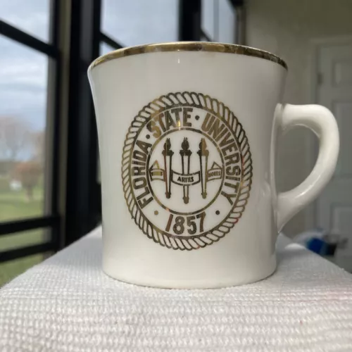 Vintage Florida State University Coffee Tea Mug Cup ~Homer Laughlin~W C Buntley