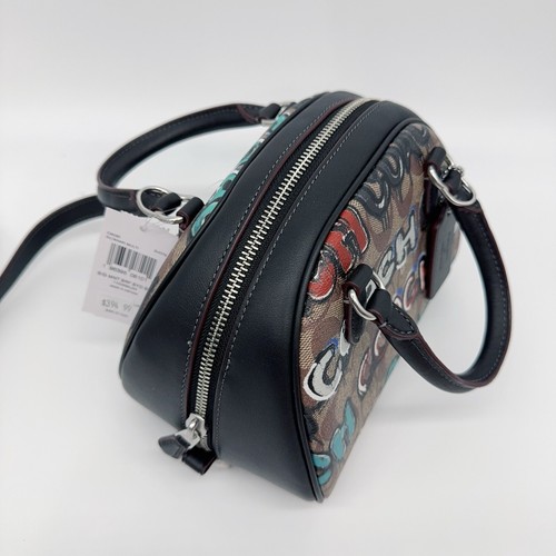 Coach X come nuovo + borsa Serf Sydney in tela firmata CM095 nuova con etichette org $398 - Foto 6 di 12