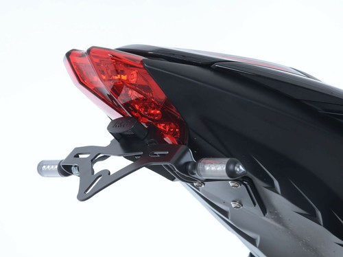 PORTATARGA R&G per triumph street triple rs 765 2017>2023 133bk nero - Foto 3 di 7