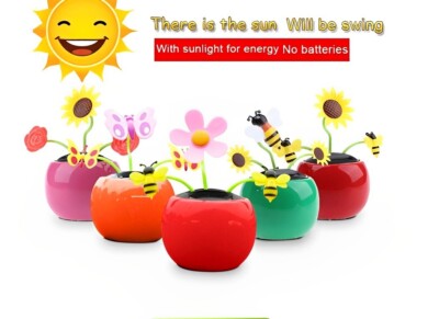 Solar-Powered Dancing Flower Eco-friendly Bobble head Solar
