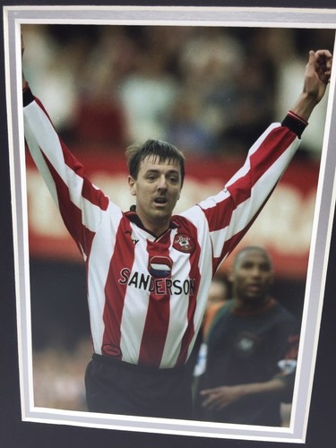 RARE Matt Le Tissier Southampton signed Photo Display + COA AUTOGRAPH SASIGNED - Bild 2 von 5