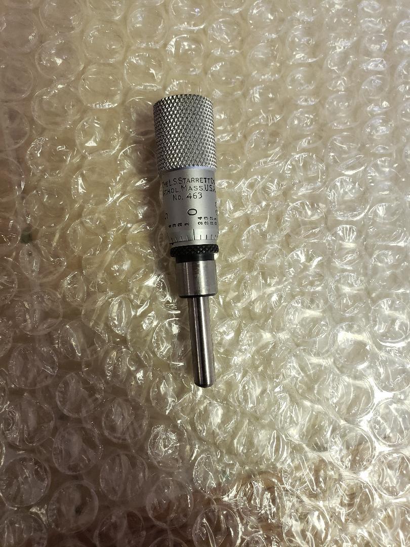 Micrometer Head Starrett Co. No 463 eBay