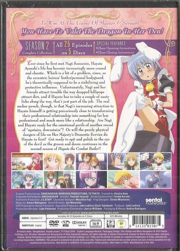 Hayate the Combat Butler: Season 2 Complete Anime (DVD,2015,5Disc) BRAND NEW OOP - Picture 3 of 11