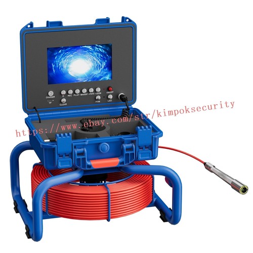 7" Sewer Pipe Inspection Camera Industrial Endoscope DVR Recording Meter Counter - Picture 15 of 20