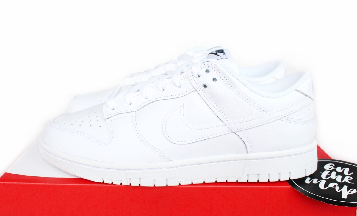 Nike Dunk Low W Triple White Leather UK 5 8 9 10 11 US EU