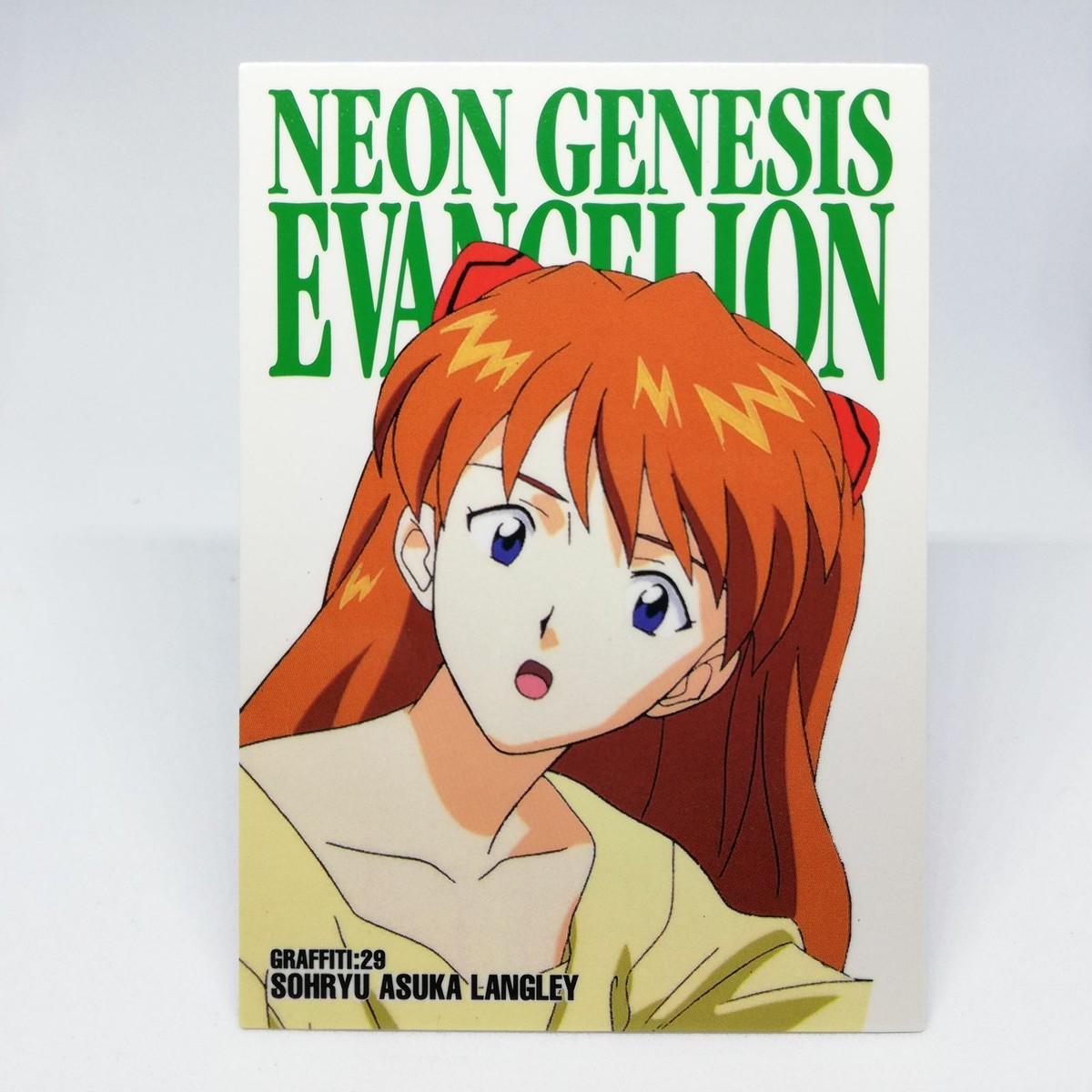 GR29 Asuka Langley 1st Edition Neon Genesis Evangelion card