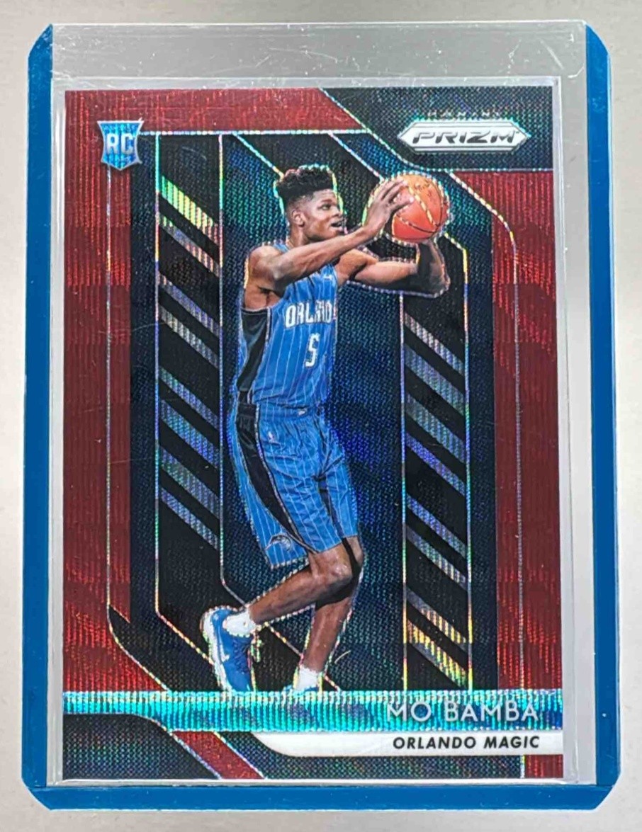 Mo Bamba 2018 Panini Prizm #99 Ruby Wave Rookie RC