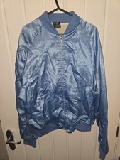 Aristol Jac Hilton Jacket Size M Men's Vintage Blue  Fishing Logo On Back