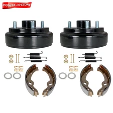 1996+ For EZGO TXT Rear Brake hub Drums Brake Shoe Spring Kit Golf Cart Electric