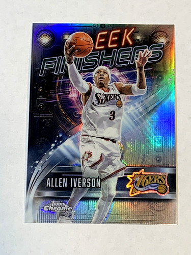 2025 Topps Chrome Allen Iverson Refractors (RAW)