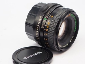 Pentax K mount fit Auto Chinon 50mm 1:1.7 prime lens, fits PK mount camera PK52