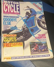 Motorcycle International Magazine November 1987 Issue
