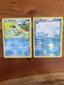 Pokemon Ducklett 7/40 and Swanna 43/149 Halo