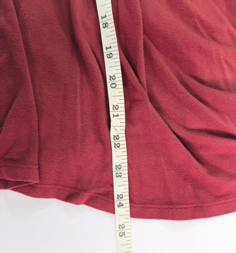 Top donna manica lunga Jones Of New York manica lunga rosso scuro/marrone taglia 2X - Foto 6 di 10