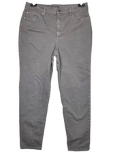 Women's Eileen Fisher 5 Pocket Dark Gray Denim Jeans Size MEDIUM