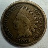 1863 Copper-Nickel Indian Head Cent Exact Coin Imaged #IND544 Philadelphia Indian Head