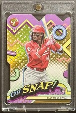 2024 Topps Pristine Oh Snap! GOLD Rookie Refractor #OH-1 Elly De La Cruz /50 RC