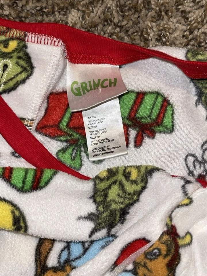 Grinch 圣诞狗毛衣 XXL,2XL 假日宠物衣服睡衣 — 第 4/4 张图片