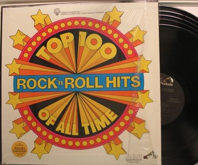 5 - Disc Lp Top 100 Rock 'N Roll Hits Of All Time On Rca - Vg++ To Nm! (shrink!)