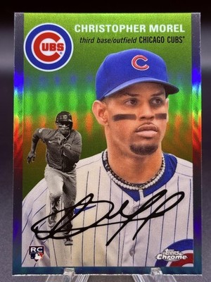 2023 Topps Chrome Platinum Christopher Morel Refractor RC Rookie Cubs Rays