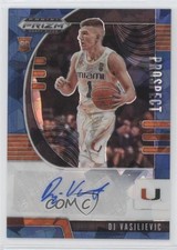2020-21 Panini Prizm Draft Picks Prospect Blue Ice 26/75 DJ Vasiljevic Auto 0c1q