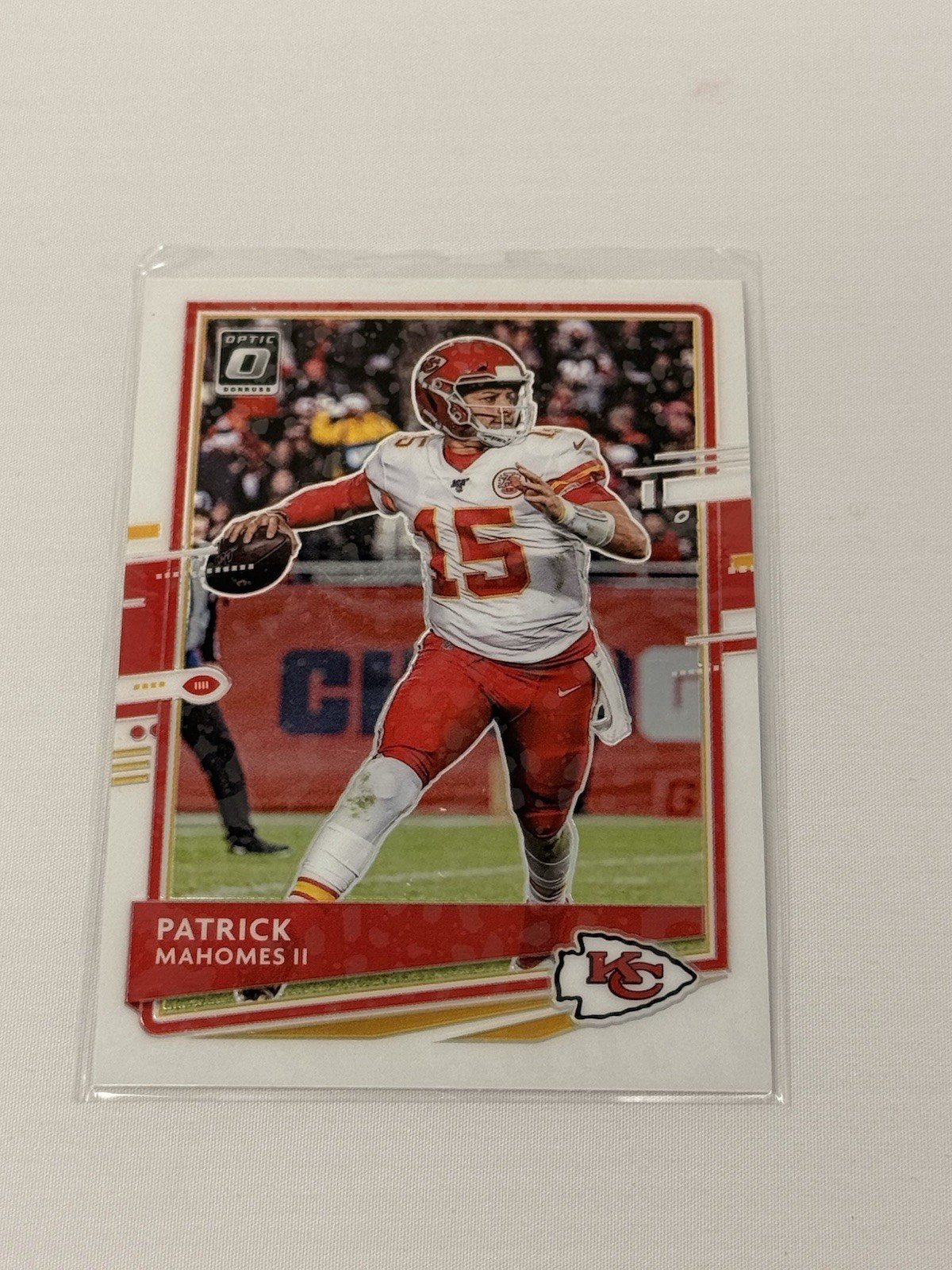 Patrick Mahomes II 2020 Donruss Optic #1 Kansas City Chiefs
