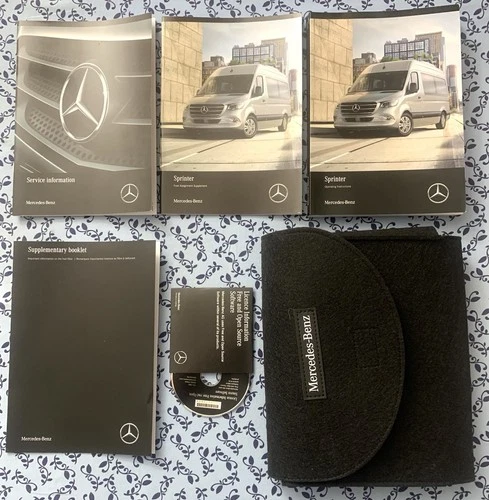 2026 MERCEDES SPRINTER OWNERS MANUAL 2500 3500 XD 4500 CARGO VAN DIESEL OEM SET